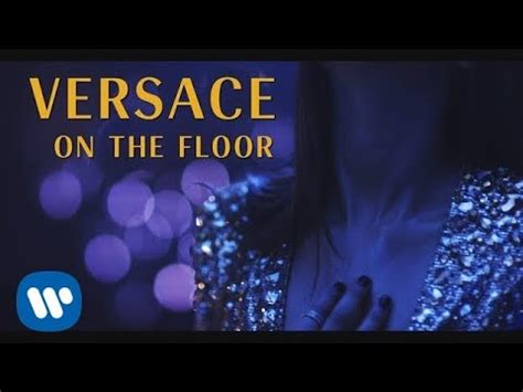 canzone dedicata a versace|versace on the floor meaning.